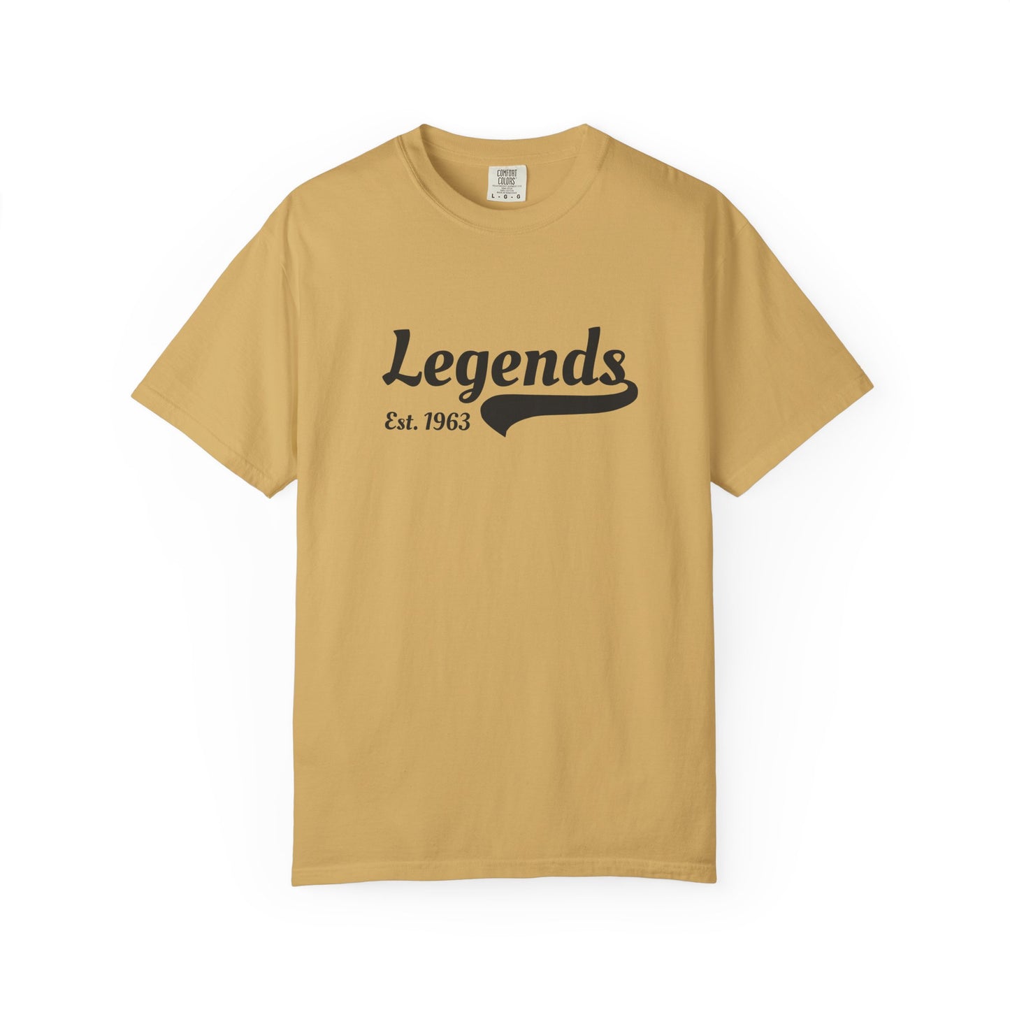 Vintage Legends T-Shirt, Unisex Tee for Music Lovers, Gift for Graduates, Casual Wear, Est. 1963, Retro Style Apparel