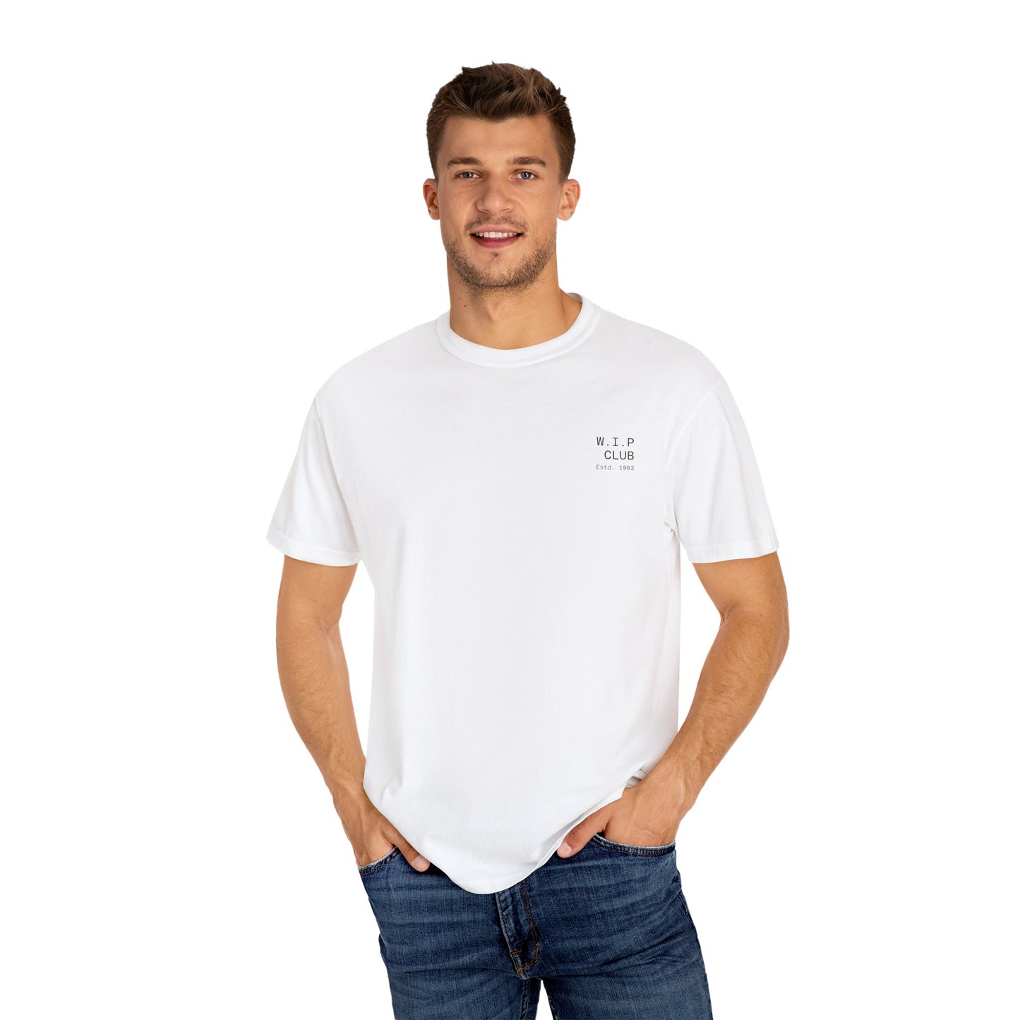 Garment-Dyed Unisex T-shirt, Relaxed Fit Tee, Casual Streetwear, Eco-Friendly Apparel, Perfect for Everyday Wear