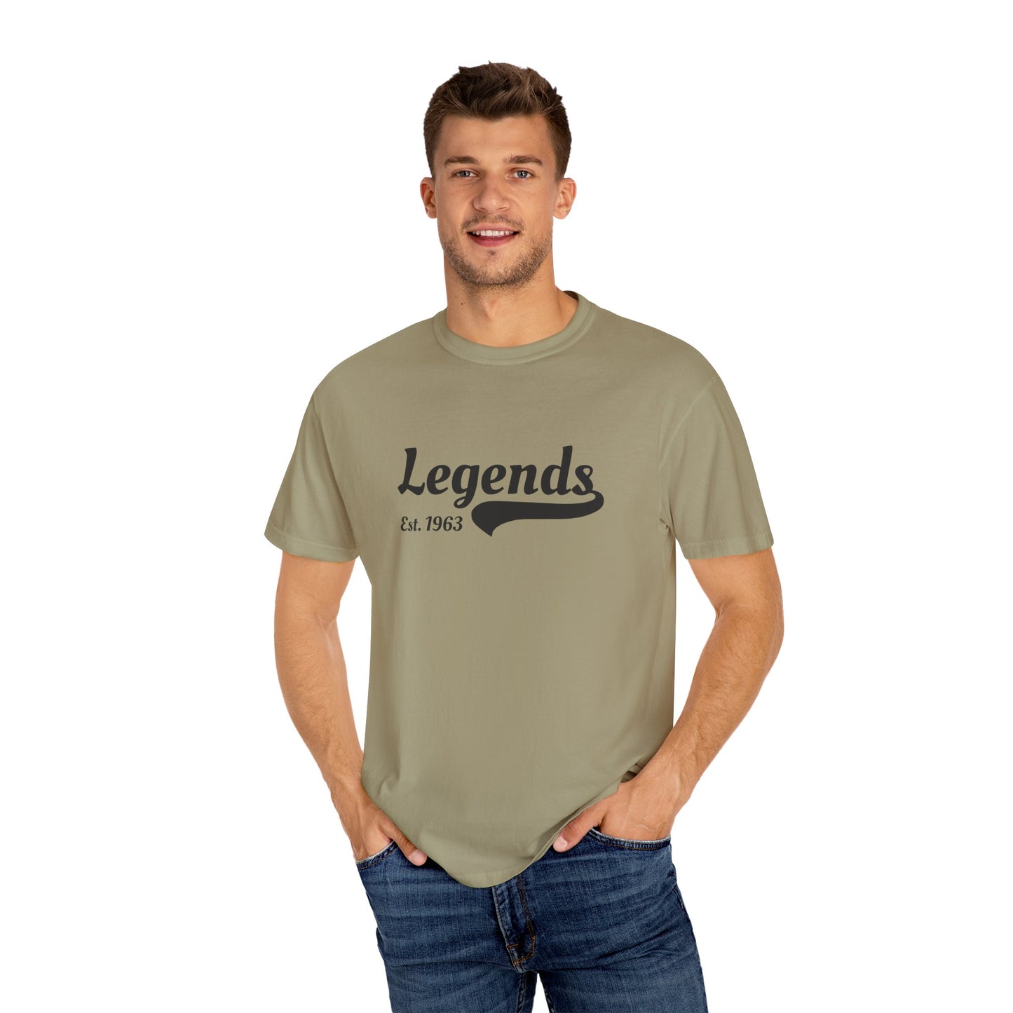Vintage Legends T-Shirt, Unisex Tee for Music Lovers, Gift for Graduates, Casual Wear, Est. 1963, Retro Style Apparel