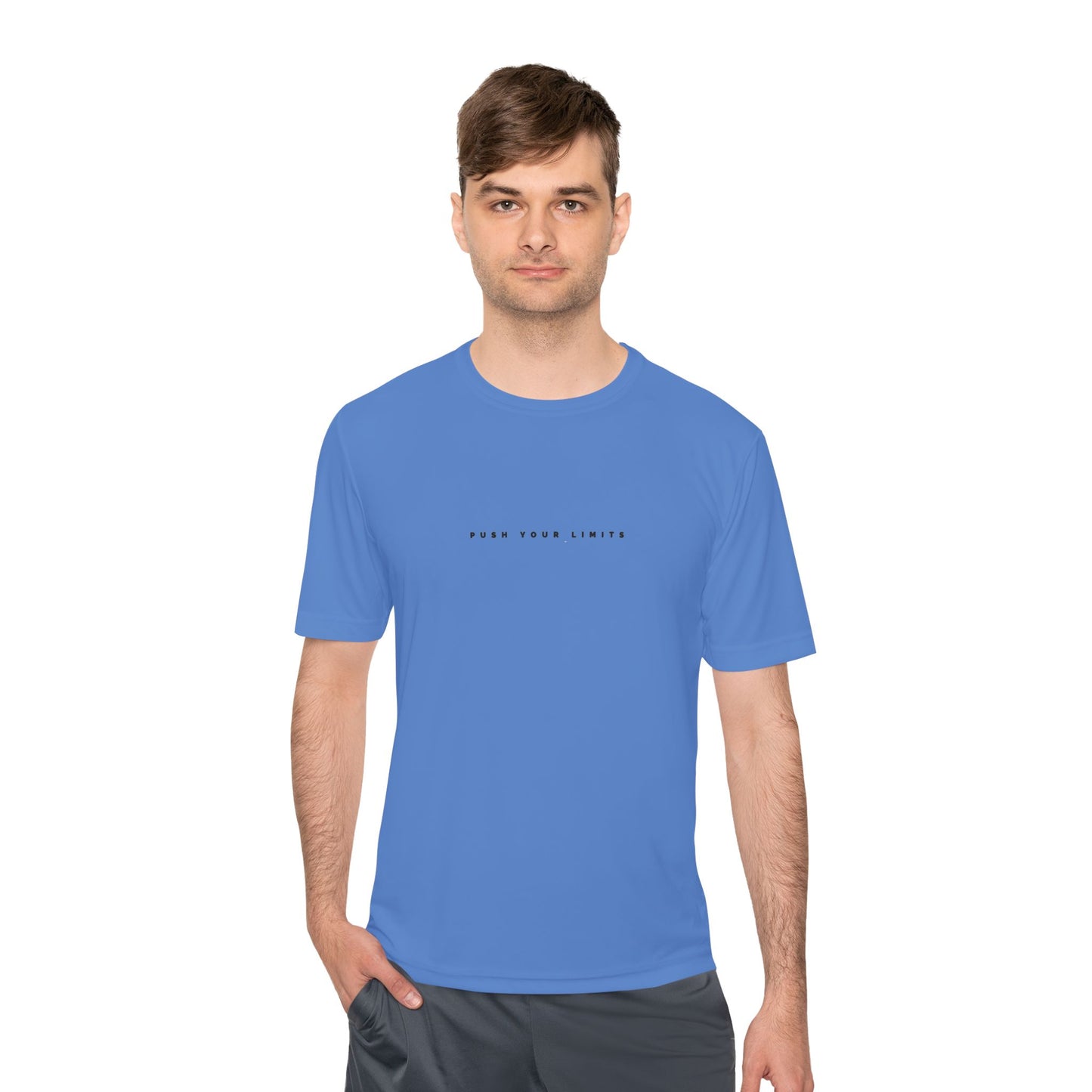 Motivational Unisex Moisture Wicking Tee - Workout Shirt, Gym Attire, Fitness Apparel, Activewear, Perfect for Sports Events