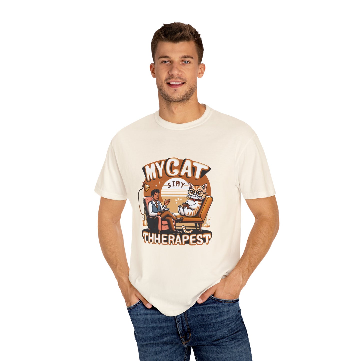 Copy of Garment-Dyed Unisex T-shirt, Relaxed Fit Tee, Casual Streetwear, Eco-Friendly Apparel, Perfect for Everyday Wear