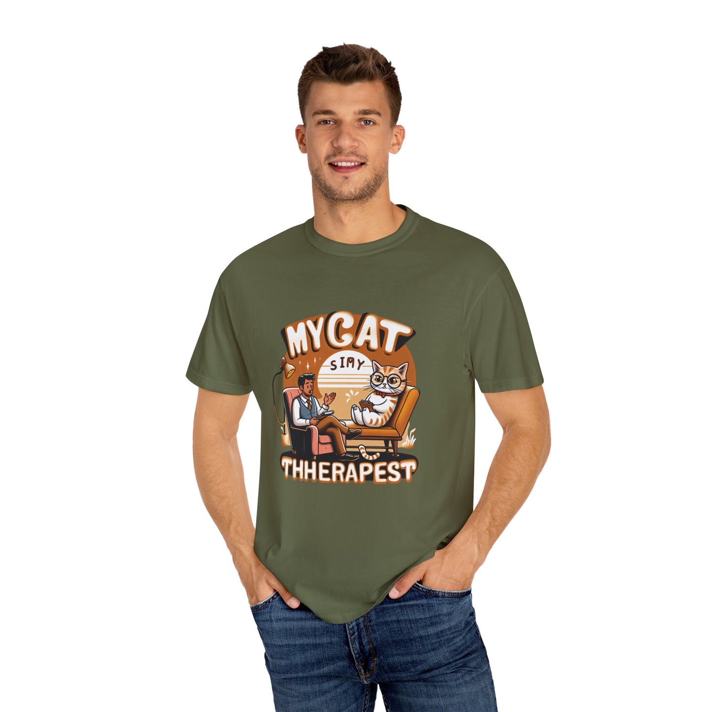 Copy of Garment-Dyed Unisex T-shirt, Relaxed Fit Tee, Casual Streetwear, Eco-Friendly Apparel, Perfect for Everyday Wear