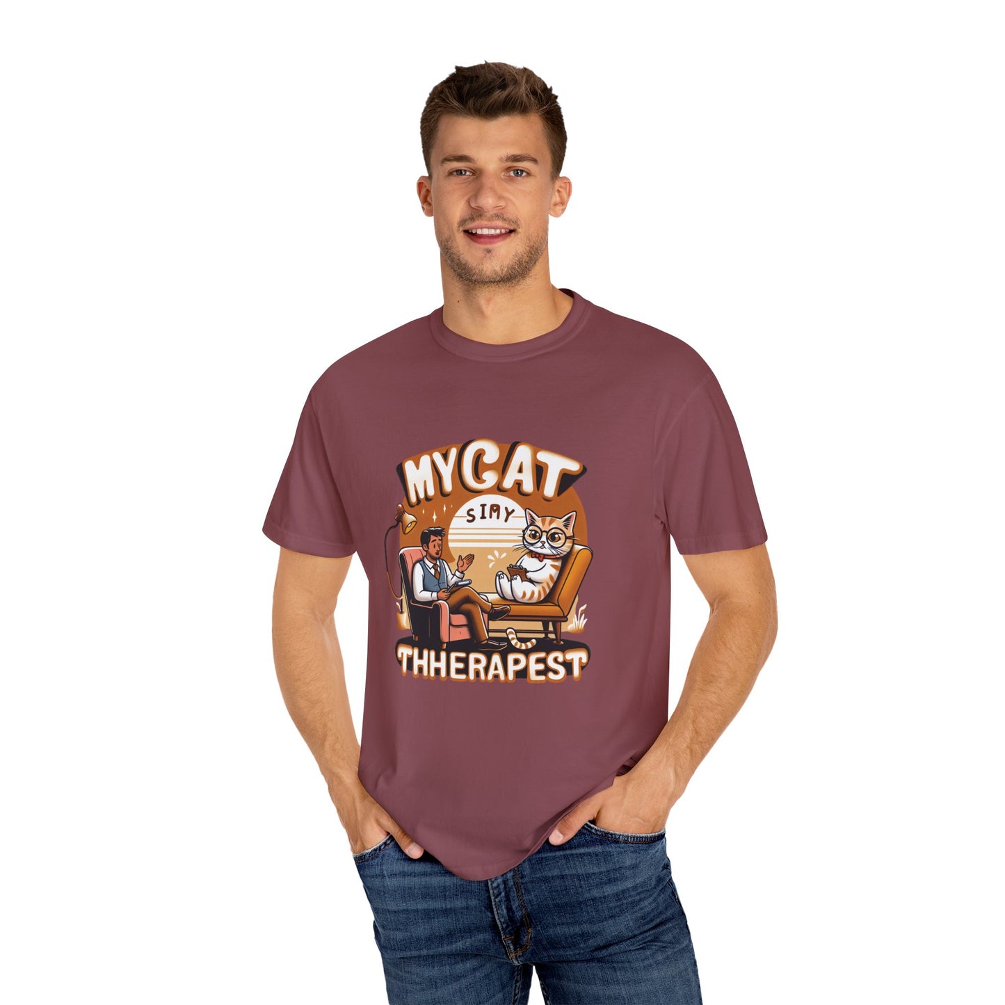 Copy of Garment-Dyed Unisex T-shirt, Relaxed Fit Tee, Casual Streetwear, Eco-Friendly Apparel, Perfect for Everyday Wear