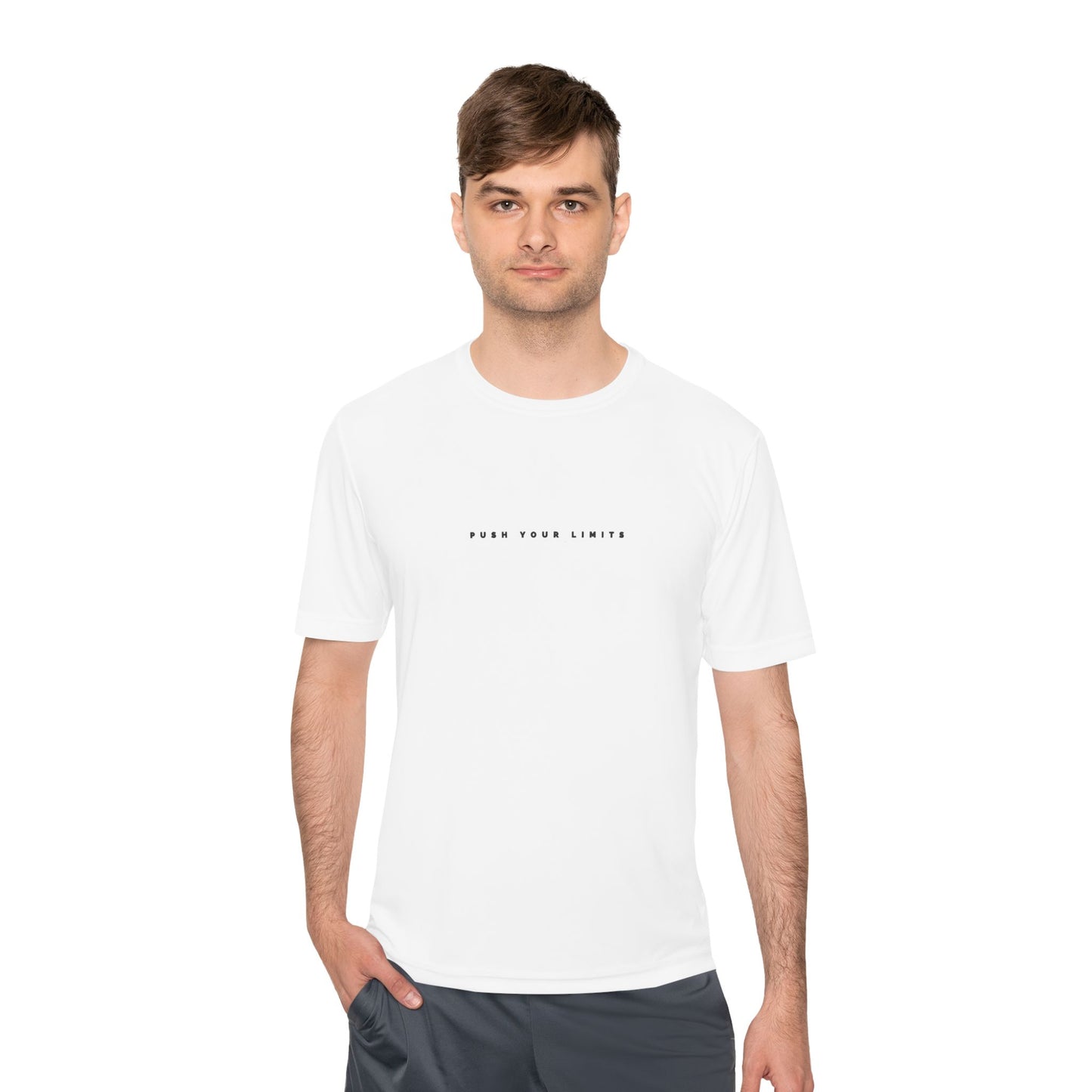 Motivational Unisex Moisture Wicking Tee - Workout Shirt, Gym Attire, Fitness Apparel, Activewear, Perfect for Sports Events