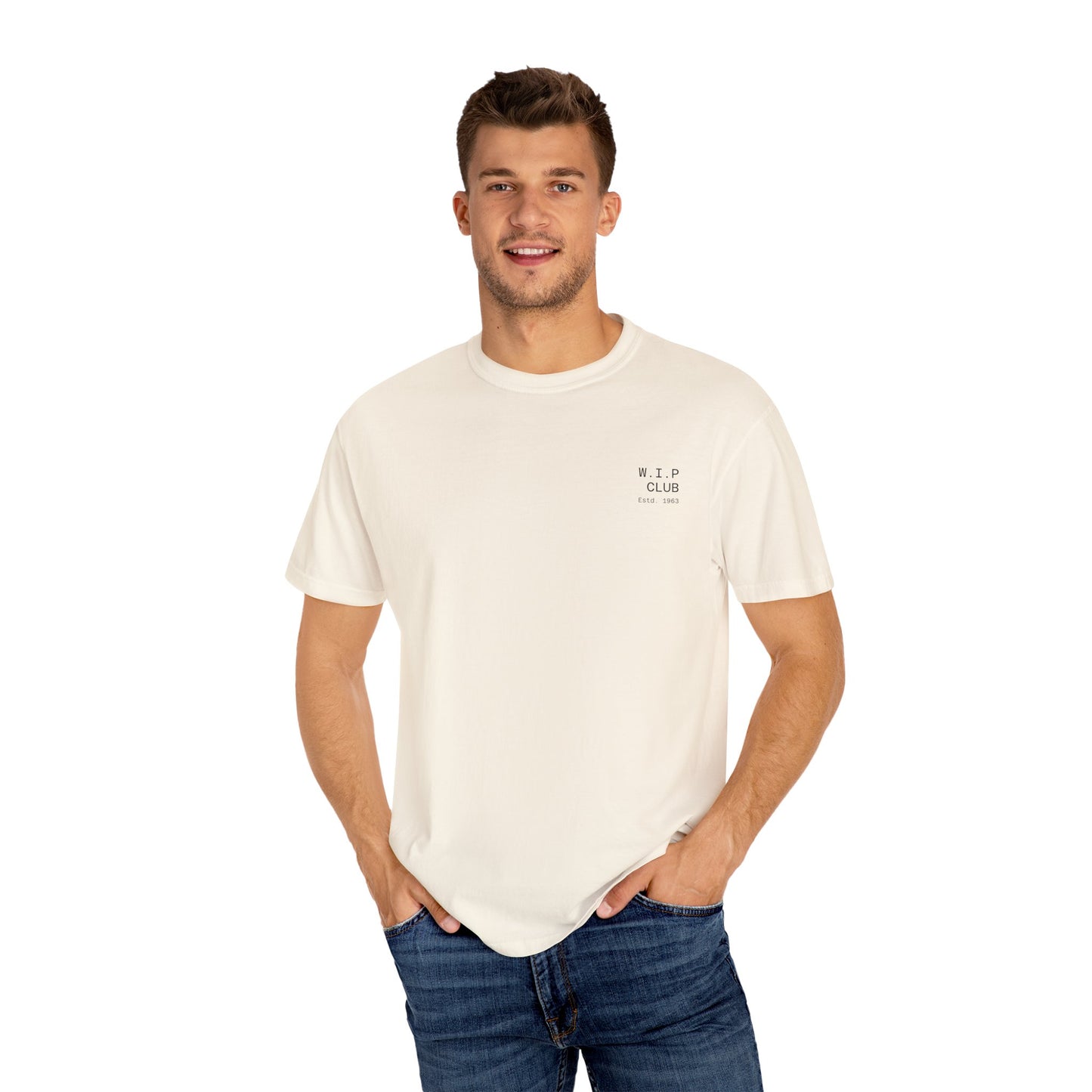 Garment-Dyed Unisex T-shirt, Relaxed Fit Tee, Casual Streetwear, Eco-Friendly Apparel, Perfect for Everyday Wear