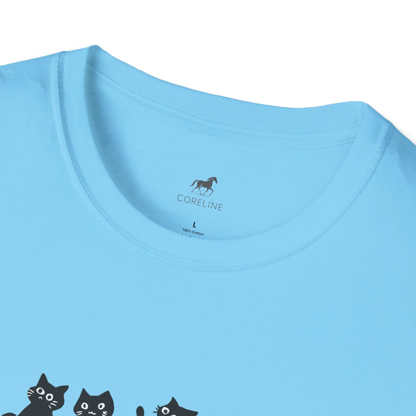 Cat Mom Unisex Softstyle T-Shirt | Cute Cat Lover Tee, Gift for Cat Owners, Perfect for Birthdays, Casual Wear, Animal Lovers