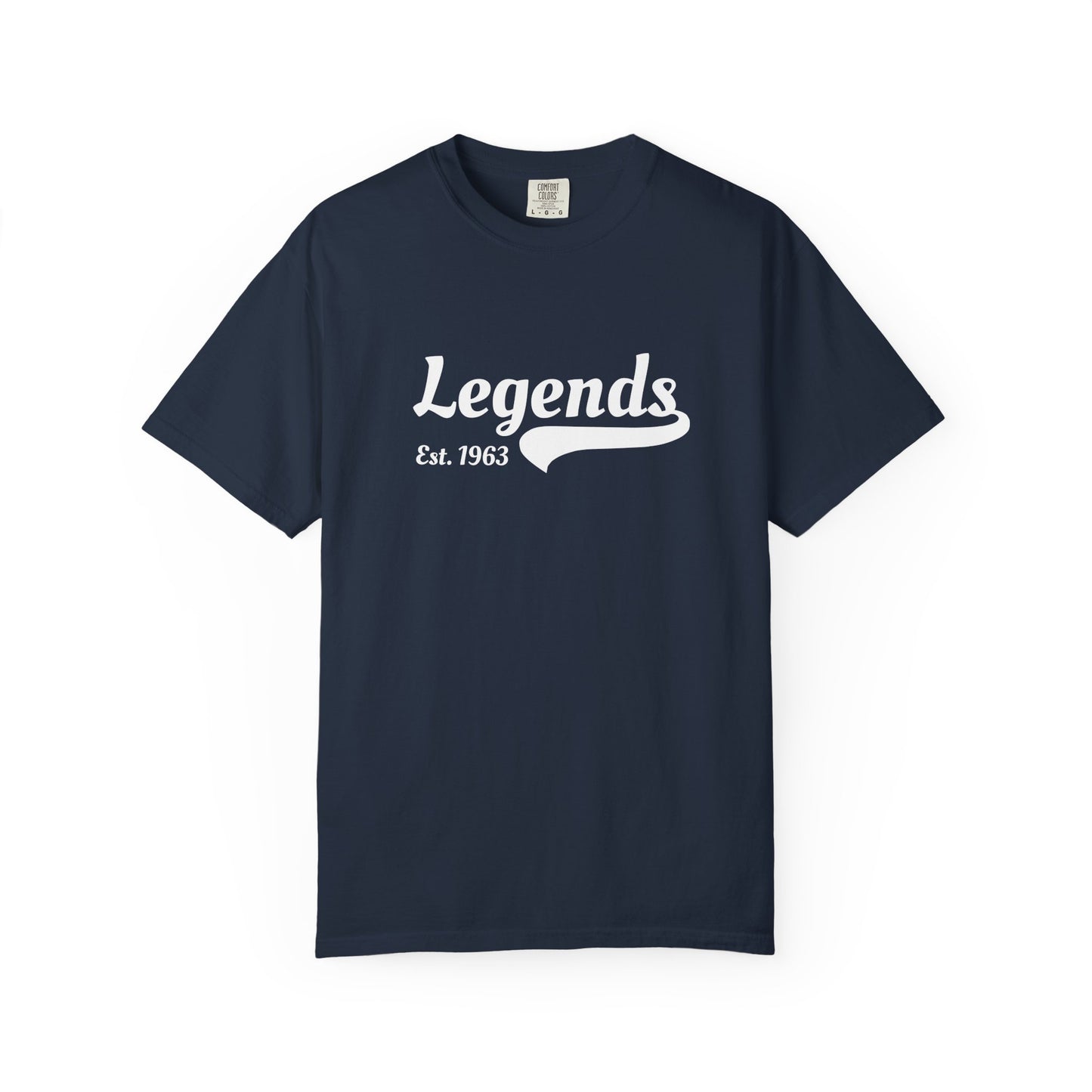 Vintage Legends T-Shirt, Unisex Tee for Music Lovers, Gift for Graduates, Casual Wear, Est. 1963, Retro Style Apparel