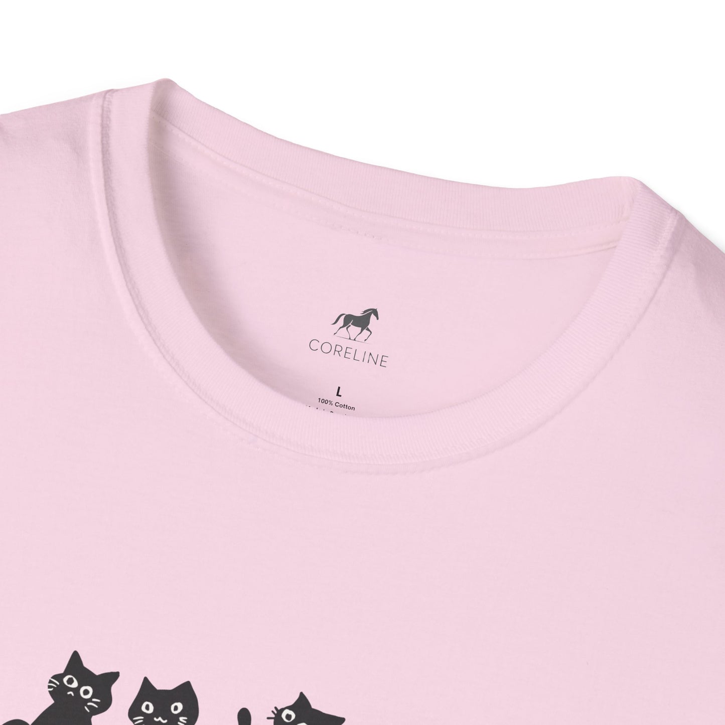 Cat Mom Unisex Softstyle T-Shirt | Cute Cat Lover Tee, Gift for Cat Owners, Perfect for Birthdays, Casual Wear, Animal Lovers