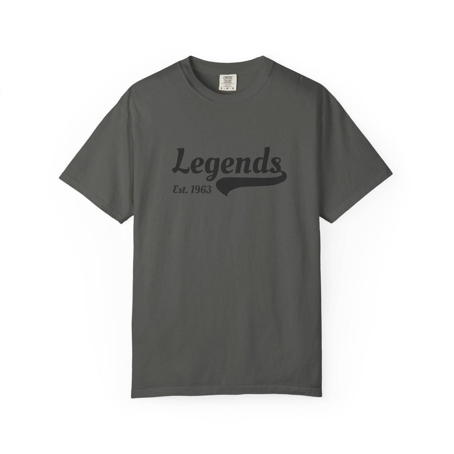 Vintage Legends T-Shirt, Unisex Tee for Music Lovers, Gift for Graduates, Casual Wear, Est. 1963, Retro Style Apparel