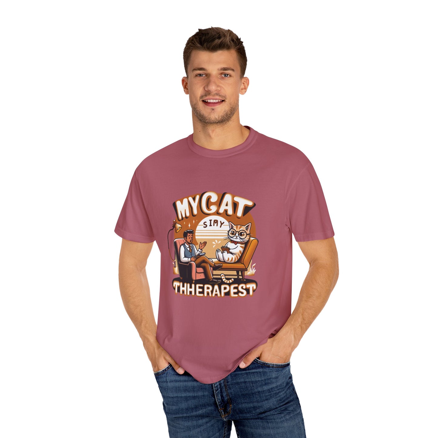 Copy of Garment-Dyed Unisex T-shirt, Relaxed Fit Tee, Casual Streetwear, Eco-Friendly Apparel, Perfect for Everyday Wear