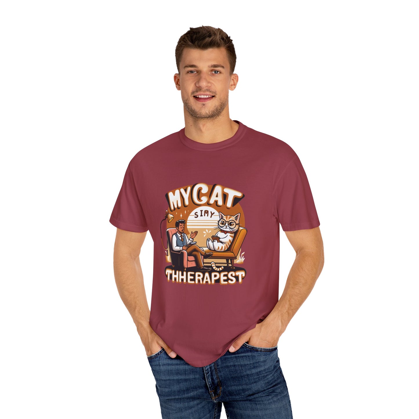 Copy of Garment-Dyed Unisex T-shirt, Relaxed Fit Tee, Casual Streetwear, Eco-Friendly Apparel, Perfect for Everyday Wear