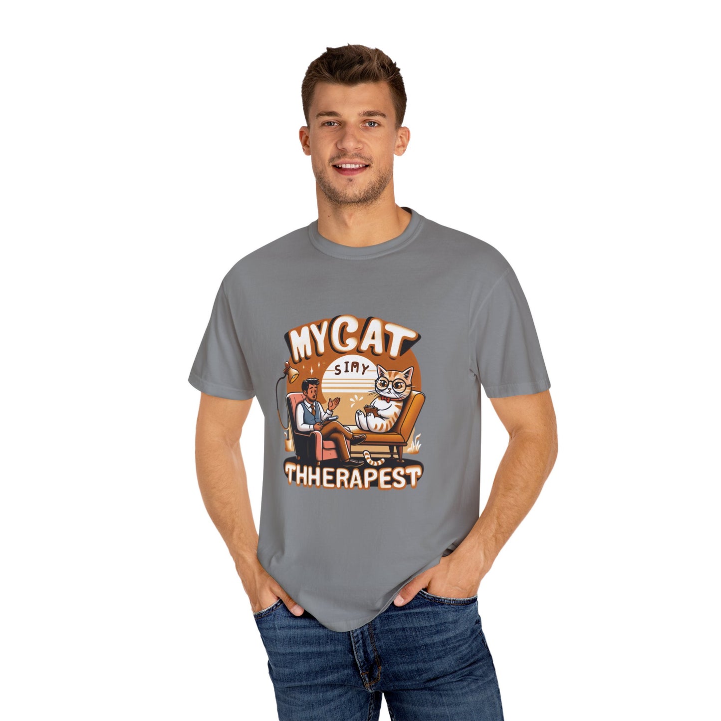 Copy of Garment-Dyed Unisex T-shirt, Relaxed Fit Tee, Casual Streetwear, Eco-Friendly Apparel, Perfect for Everyday Wear