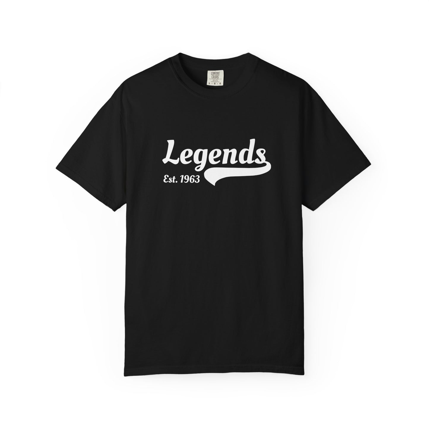 Vintage Legends T-Shirt, Unisex Tee for Music Lovers, Gift for Graduates, Casual Wear, Est. 1963, Retro Style Apparel
