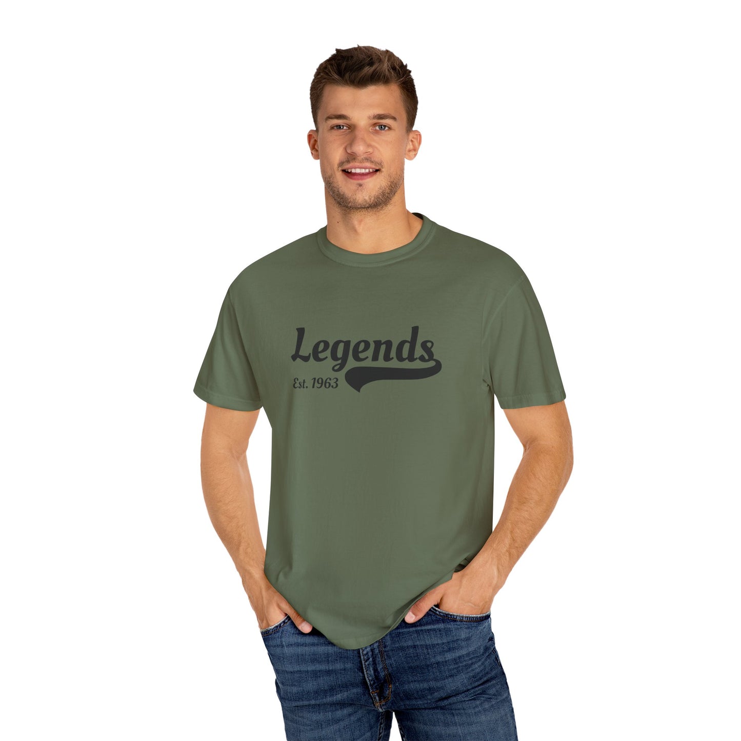 Vintage Legends T-Shirt, Unisex Tee for Music Lovers, Gift for Graduates, Casual Wear, Est. 1963, Retro Style Apparel