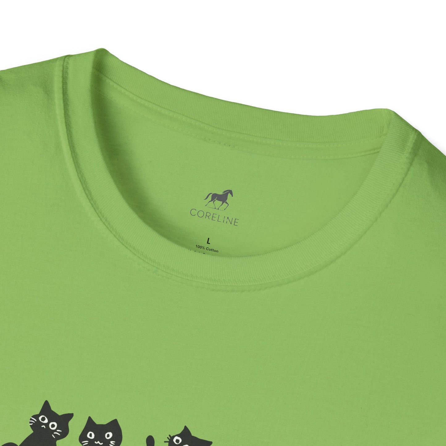 Cat Mom Unisex Softstyle T-Shirt | Cute Cat Lover Tee, Gift for Cat Owners, Perfect for Birthdays, Casual Wear, Animal Lovers