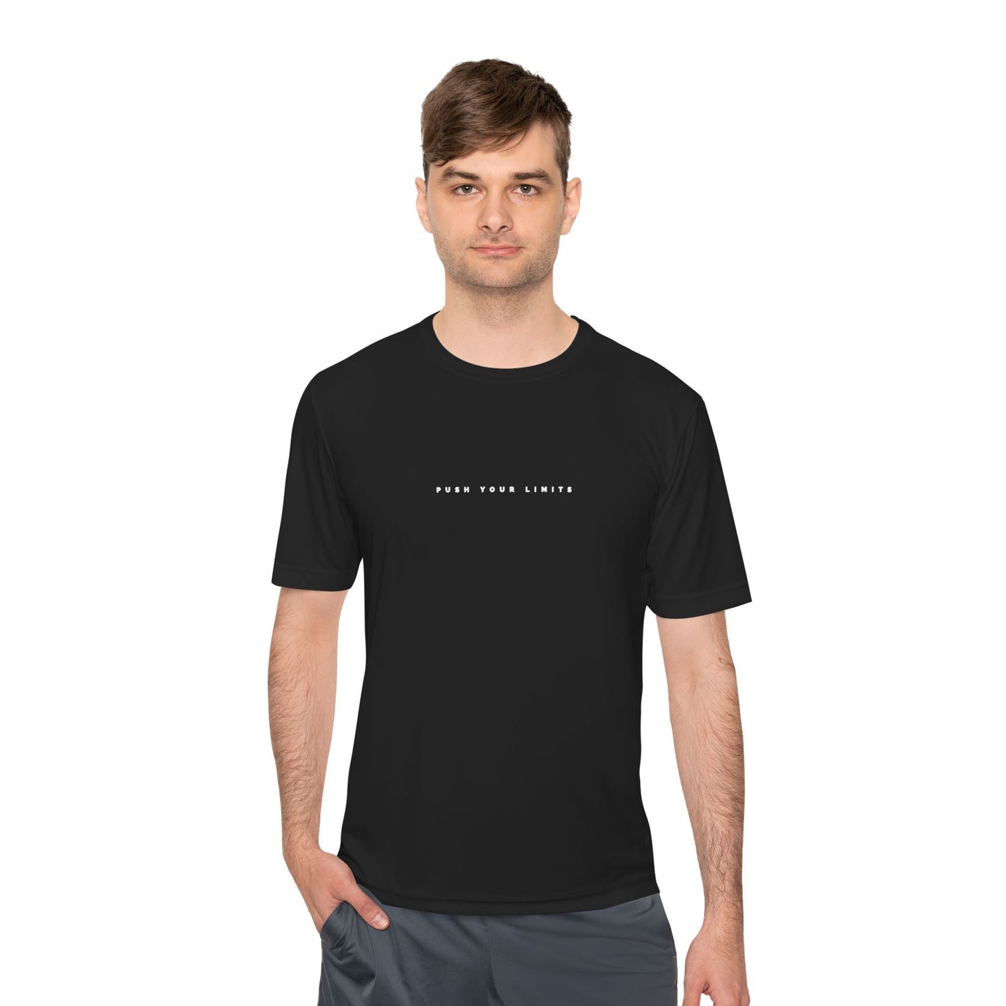 Motivational Unisex Moisture Wicking Tee - Workout Shirt, Gym Attire, Fitness Apparel, Activewear, Perfect for Sports Events