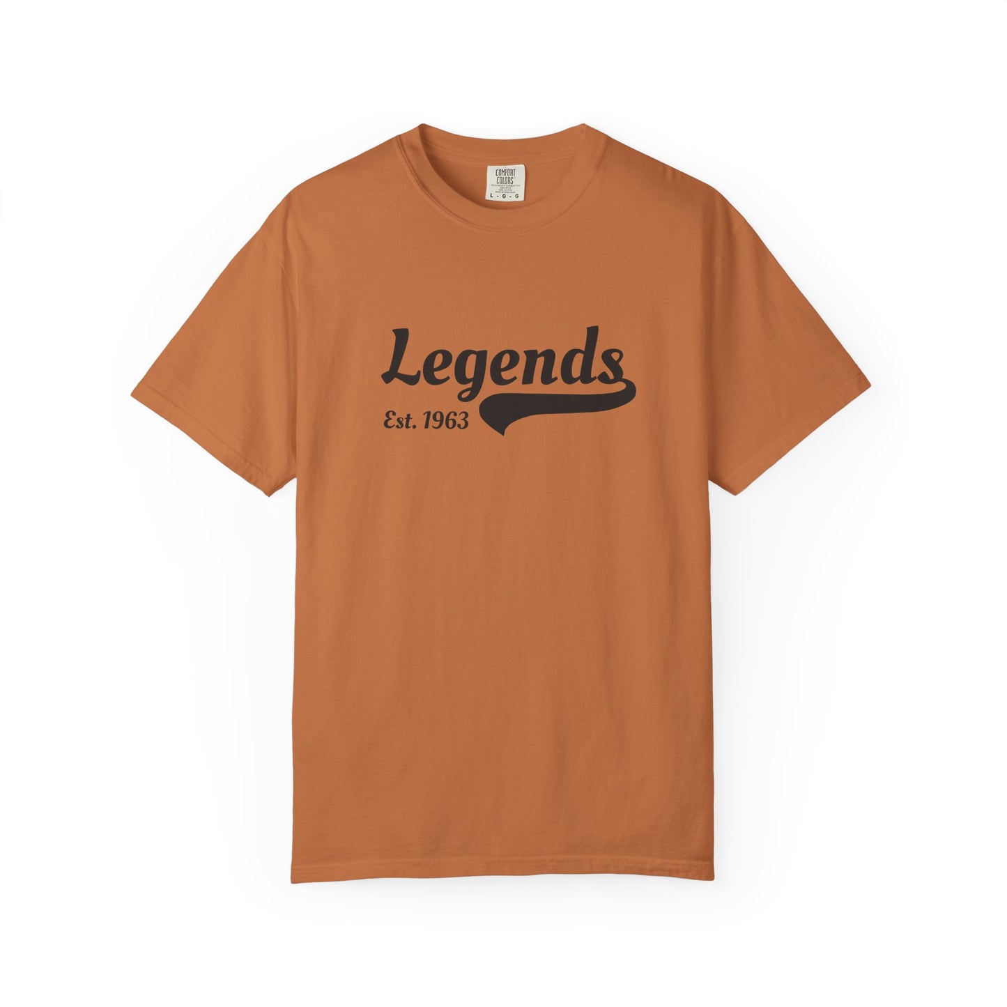 Vintage Legends T-Shirt, Unisex Tee for Music Lovers, Gift for Graduates, Casual Wear, Est. 1963, Retro Style Apparel