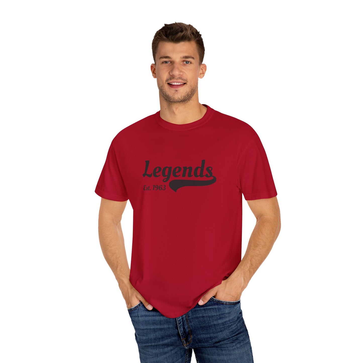 Vintage Legends T-Shirt, Unisex Tee for Music Lovers, Gift for Graduates, Casual Wear, Est. 1963, Retro Style Apparel