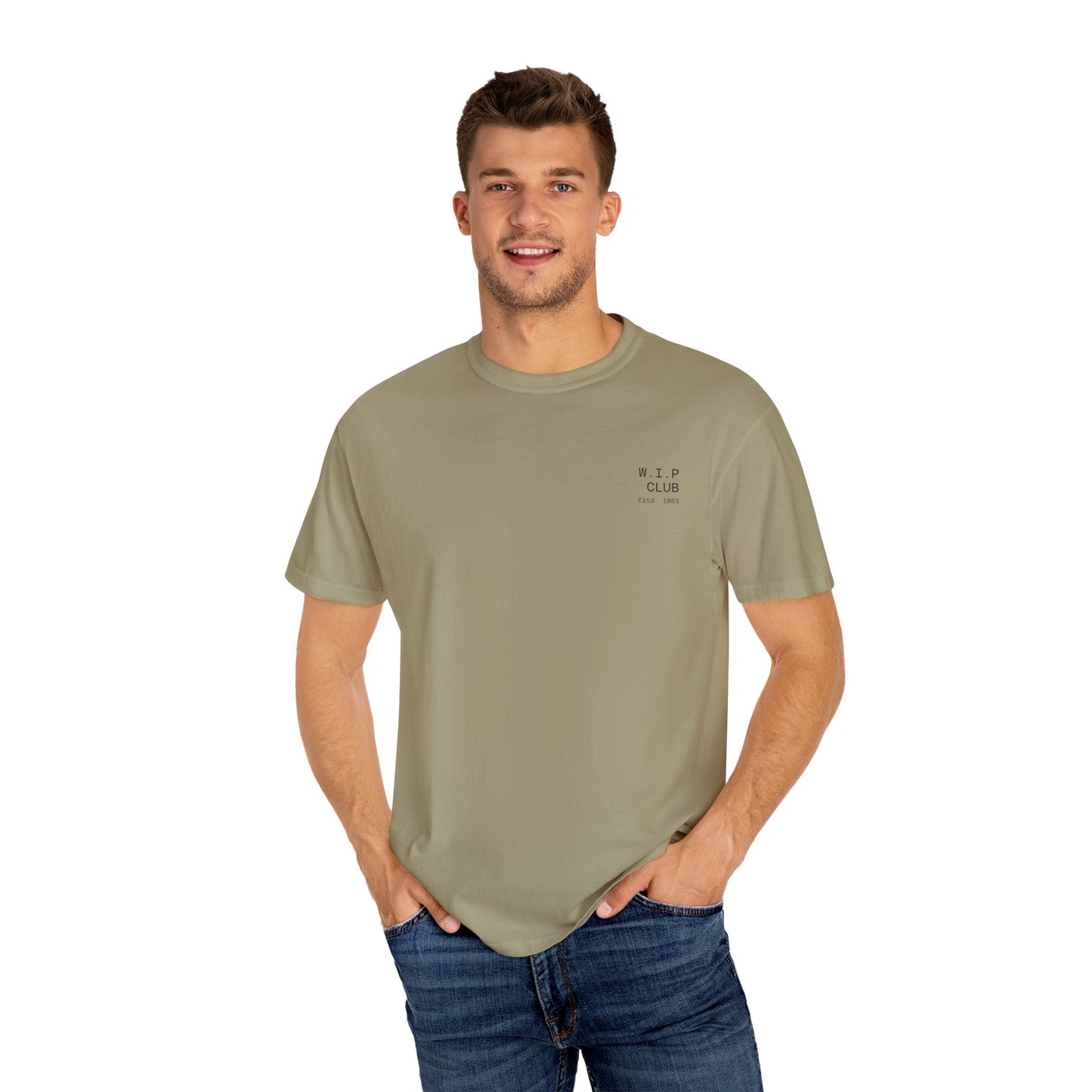 Garment-Dyed Unisex T-shirt, Relaxed Fit Tee, Casual Streetwear, Eco-Friendly Apparel, Perfect for Everyday Wear