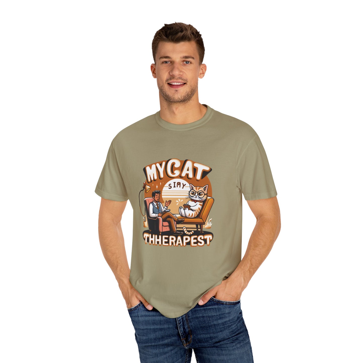 Copy of Garment-Dyed Unisex T-shirt, Relaxed Fit Tee, Casual Streetwear, Eco-Friendly Apparel, Perfect for Everyday Wear