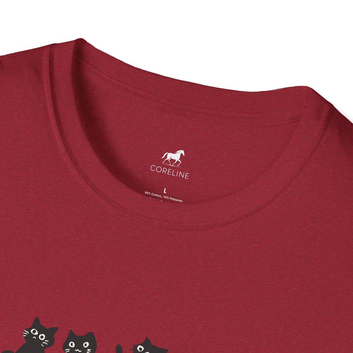 Cat Mom Unisex Softstyle T-Shirt | Cute Cat Lover Tee, Gift for Cat Owners, Perfect for Birthdays, Casual Wear, Animal Lovers